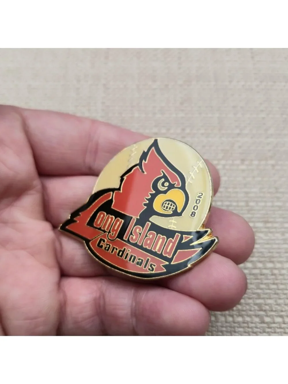 2008 Long Island Cardinals Youth Baseball Pin B1455